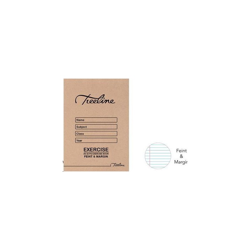 Treeline  stationers exercise book A5 32pages F/M