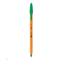 Bic Pen Orange Fine Green