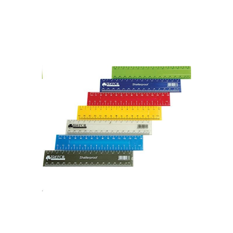 Helix Flexible Ruler 15cm Assorted Colours