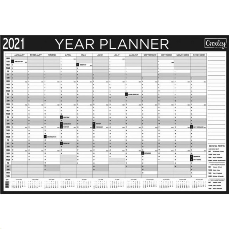 Croxley Year Planner A0 2026