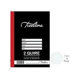 Treeline Counter Books 2 Quire Feint & Margin 192 pg