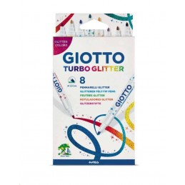 Giotto Turbo Glitter 8PCS