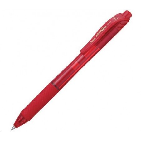 Pentel Pen Energel Retractable 0.7-Red