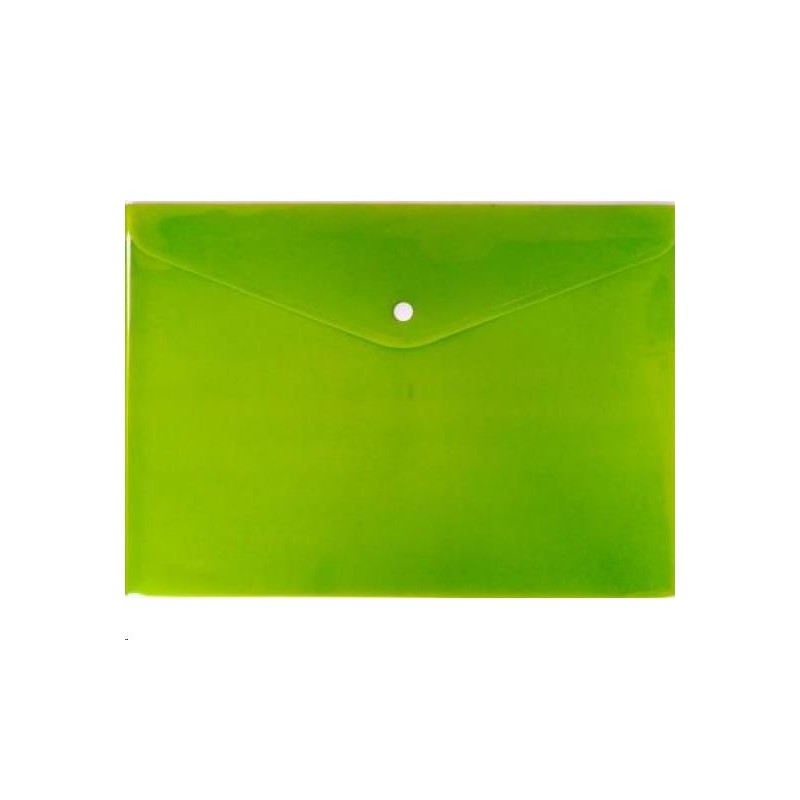 Treeline Filing Carry folder A4 with Stud Lime Green