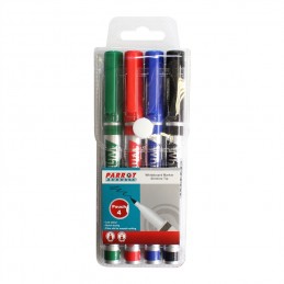 Parrot Marker Whiteboard Slimline PW0401B Wallet of 4