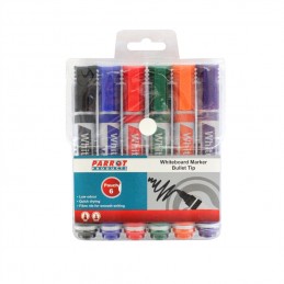 Parrot Marker Whiteboard PW0601A Wallet of 6