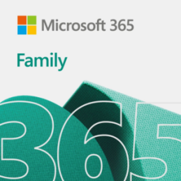 MICROSOFT OFFICE 365 FAMILY - MEDIALESS - 1 YEAR SUBSCRIPTIONS