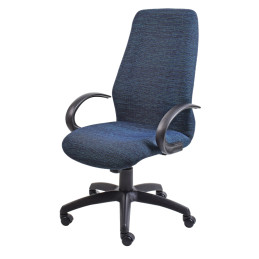 Task Chair 4x4 Highback Black With Nylon Base and Y300 Flexi Arms
