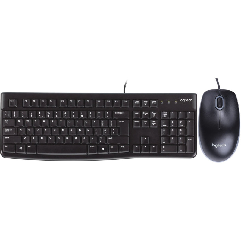 LOGITECH MK120 USB WIRED KEYBORD AND MOUSE DESKTOP SET