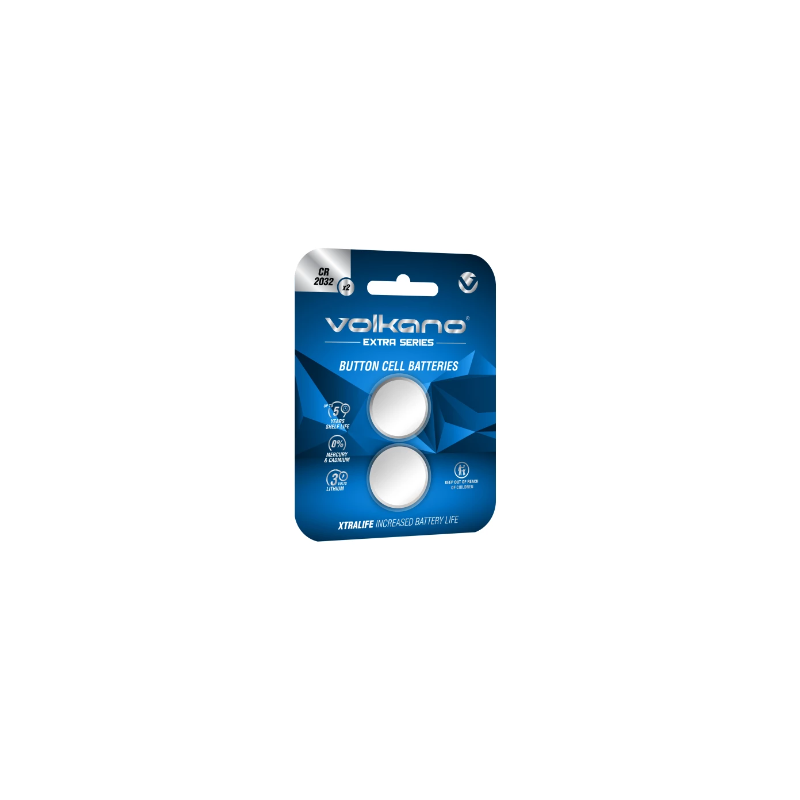 BATTERY - VOLKANO COIN LITHIUM CR2032 BATTERY - VOLKANO COIN LITHIUM CR2032