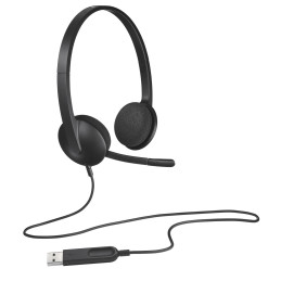 LOGITECH H340 USB HEADSET...