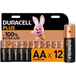 DURACELL PLUS POWER AA 12S