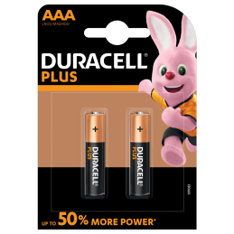 DURACELL PLUS POWER AAA 2S