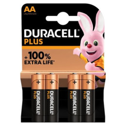 DURACELL MAINLIINE PLUS AA 4s