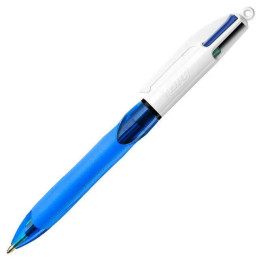 Bic Pen  4 Colour Grip Blue...
