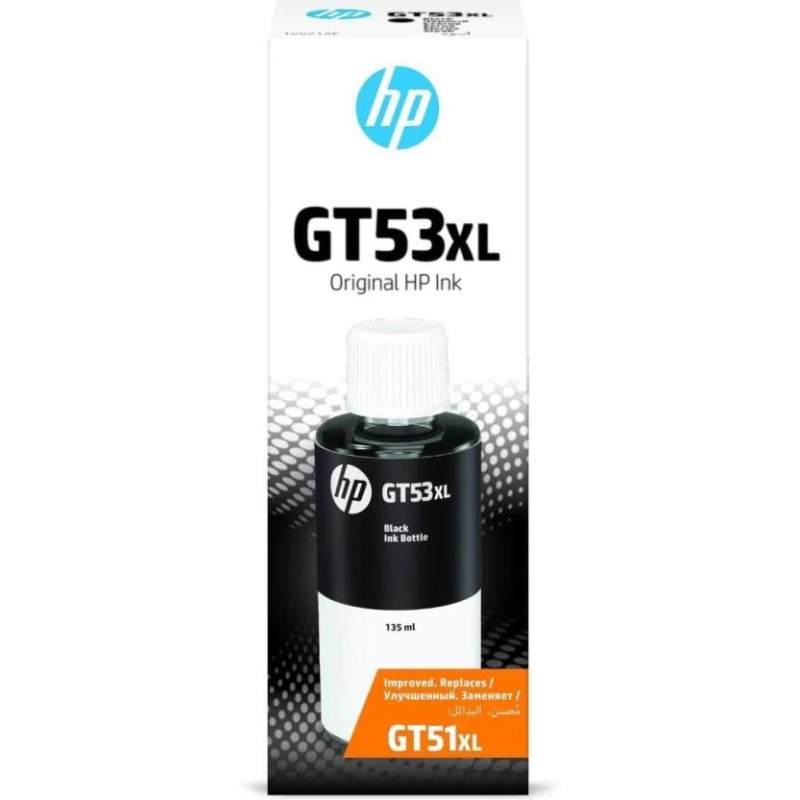Hp Gt53 135ml Black Original Ink Bottle