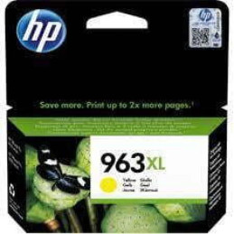 HP 963XL High Yield Yellow  Ink Cartridge For Pro 9000 Series (Page Yield 700)