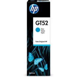 HP GT52 Cyan Original Ink Bottle,~8,000 pages