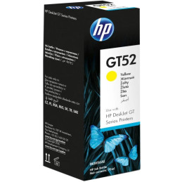 HP GT52 Yellow Original Ink Bottle,~8,000 pages