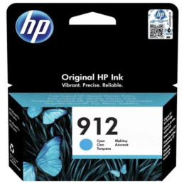 HP  912 CYAN INK CARTRIDGE FOR OFFICEJET PRO 8000 SERIES (PAGE YIELD 315)