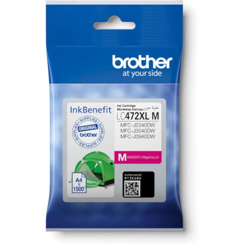 Brother Magenta Ink Catridge for MFC-J3540DWMFC-J3940DWMFC-J2340DW (1500Pages)
