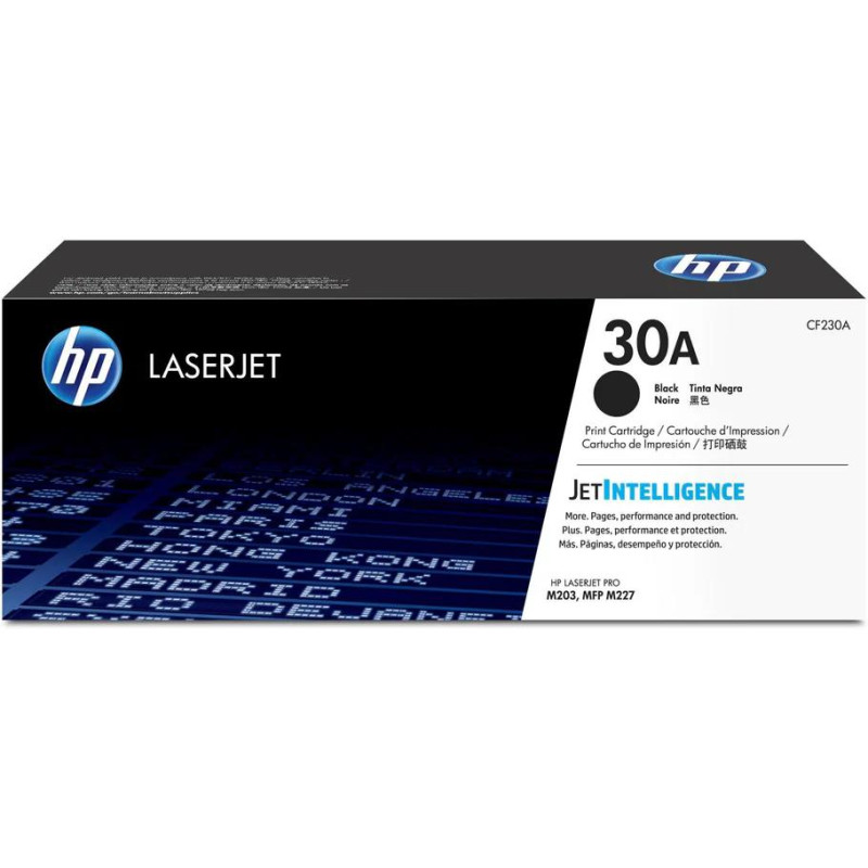 HP 30A  Black Toner Cartridege LaserJet M203 MFP227 ( 1600 page Yield)(HCF230A)