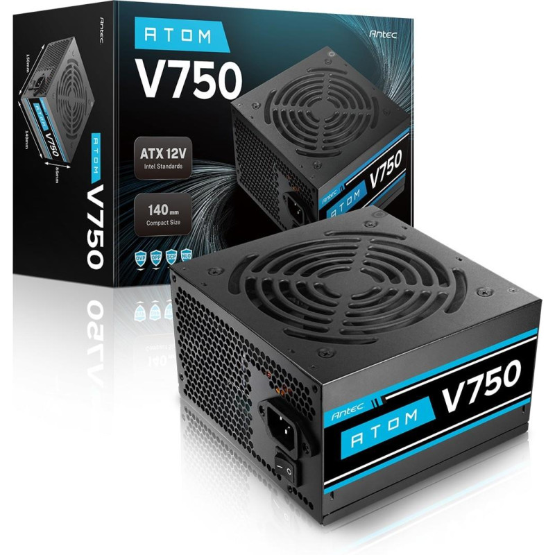 POWER SUPPLY 750W ANTEC ATOM V750 NON MODULAR