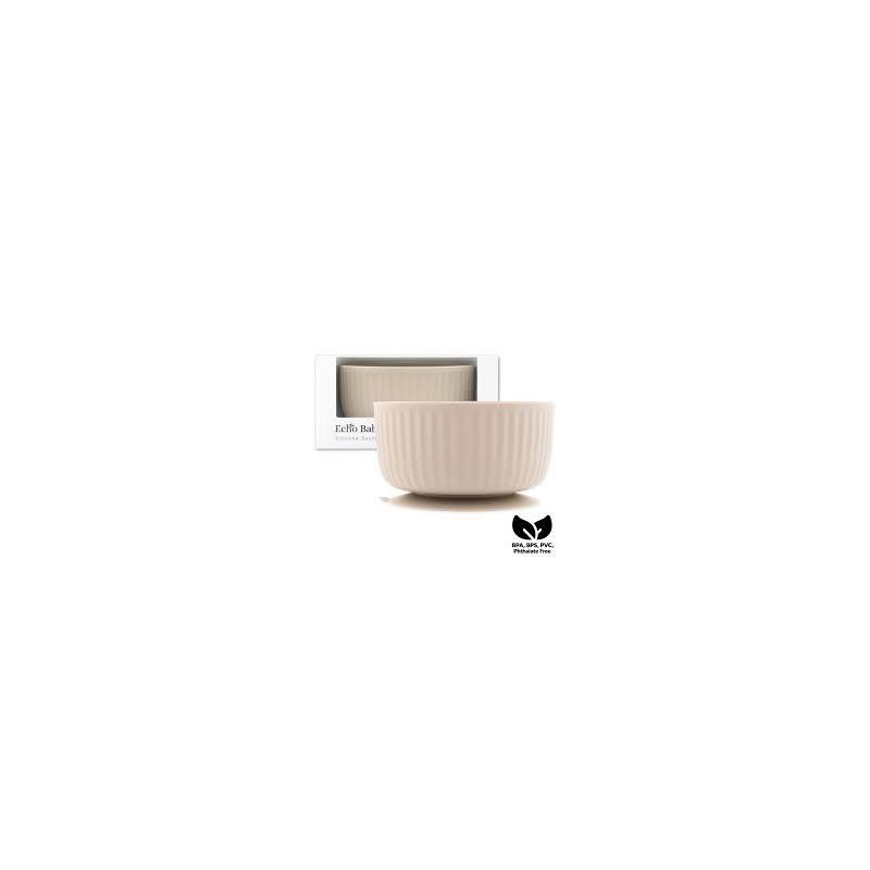 Echo Baby Silicone Suction Bowl - Ivory