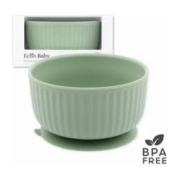 Echo Baby Silicone Suction Bowl - Sage