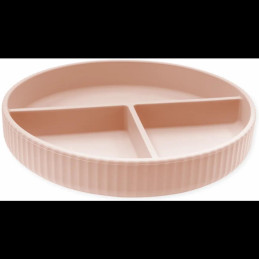 Echo Baby Silicone Suction Plate - Rose