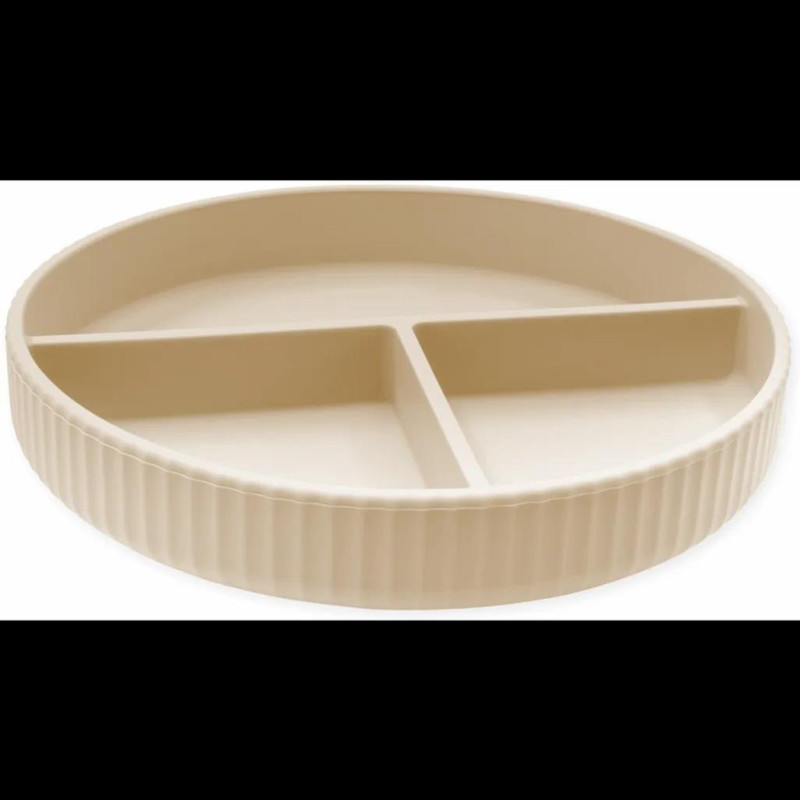 Echo Baby Silicone Suction Plate - Ivory