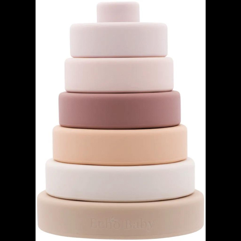 Echo Baby Silicone Stacking Rings - Sunset