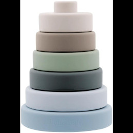 Echo Baby Silicone Stacking Rings - Ocean
