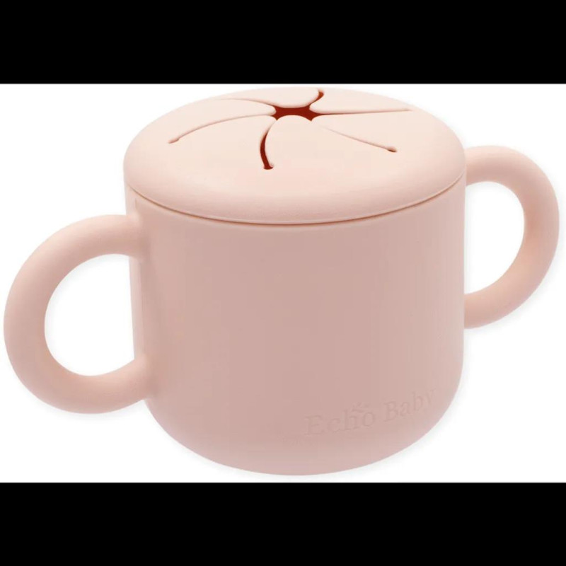 Echo Baby Silicone Snack Cup - Rose