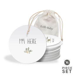 Echo Baby Milestone Cards - Floral