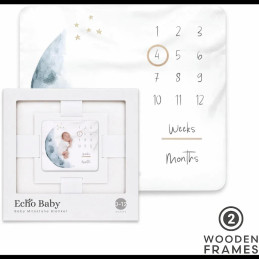Echo Baby Milestone Blanket - Moon