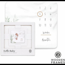 Echo Baby Milestone Blanket - Forest