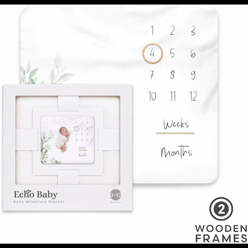 Echo Baby Milestone Blanket - Forest