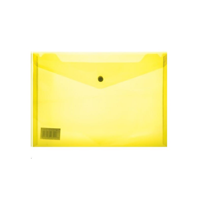A4 Filing Carry Folder with Stud (Open Short Side) 180 Micron Yellow