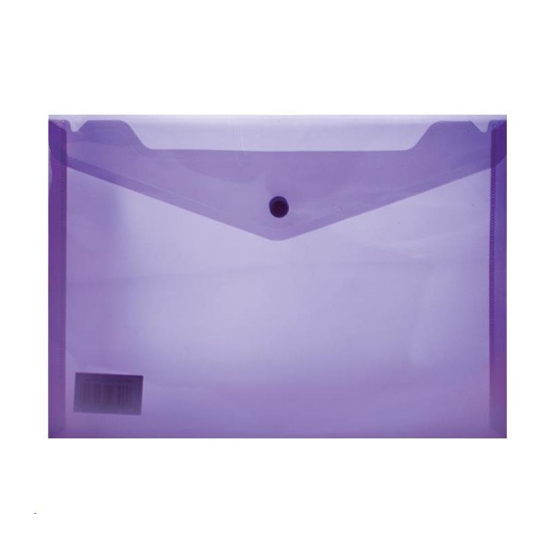 A4 Filing Carry Folder with Stud (Open Short Side) 180 Micron Electric Purple