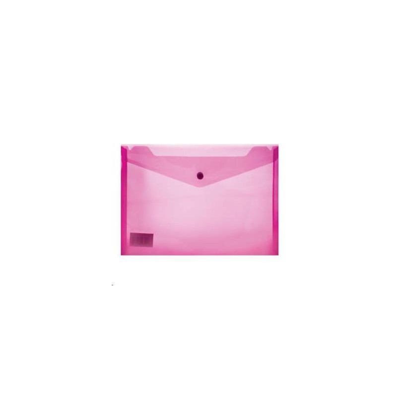 A4 Filing Carry Folder with Stud (Open Short Side) 180 Micron Hot Pink
